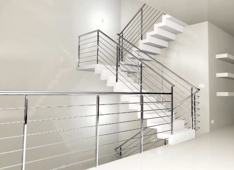 Лестничное ограждение металлическое