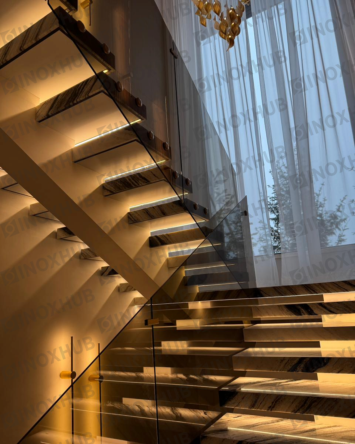 Проекты ограждений из стекла ООО "Альбион Гласс"