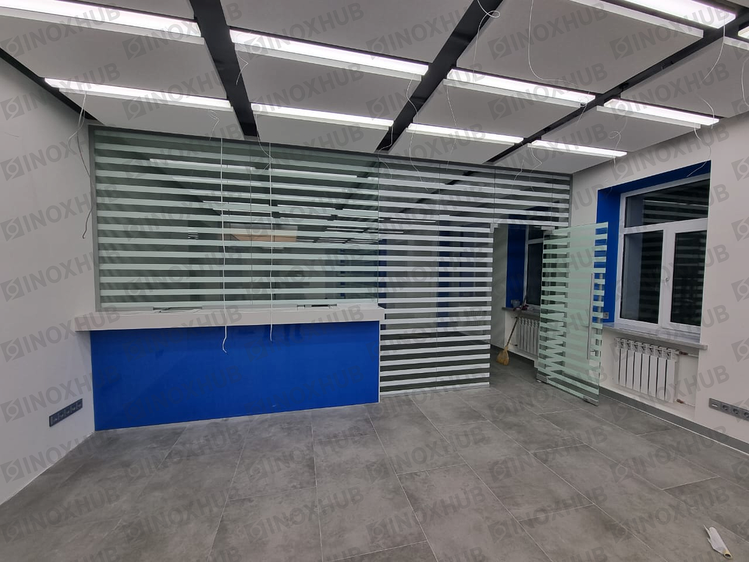 Проект остекление офиса "Газпром" в г. Ставрополь