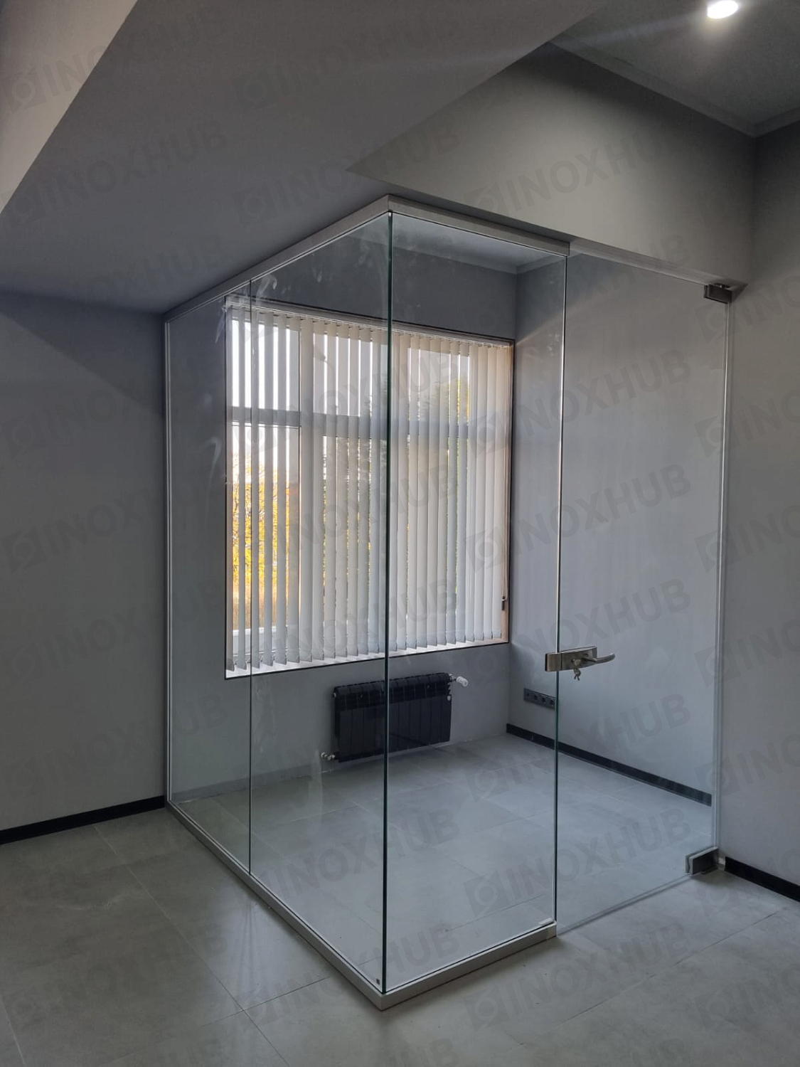 Проект стеклянные офисные перегородки в г. Ставрополь