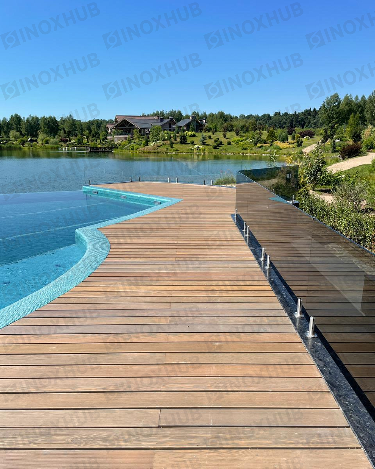 Проекты ограждений из стекла ООО "Альбион Гласс"