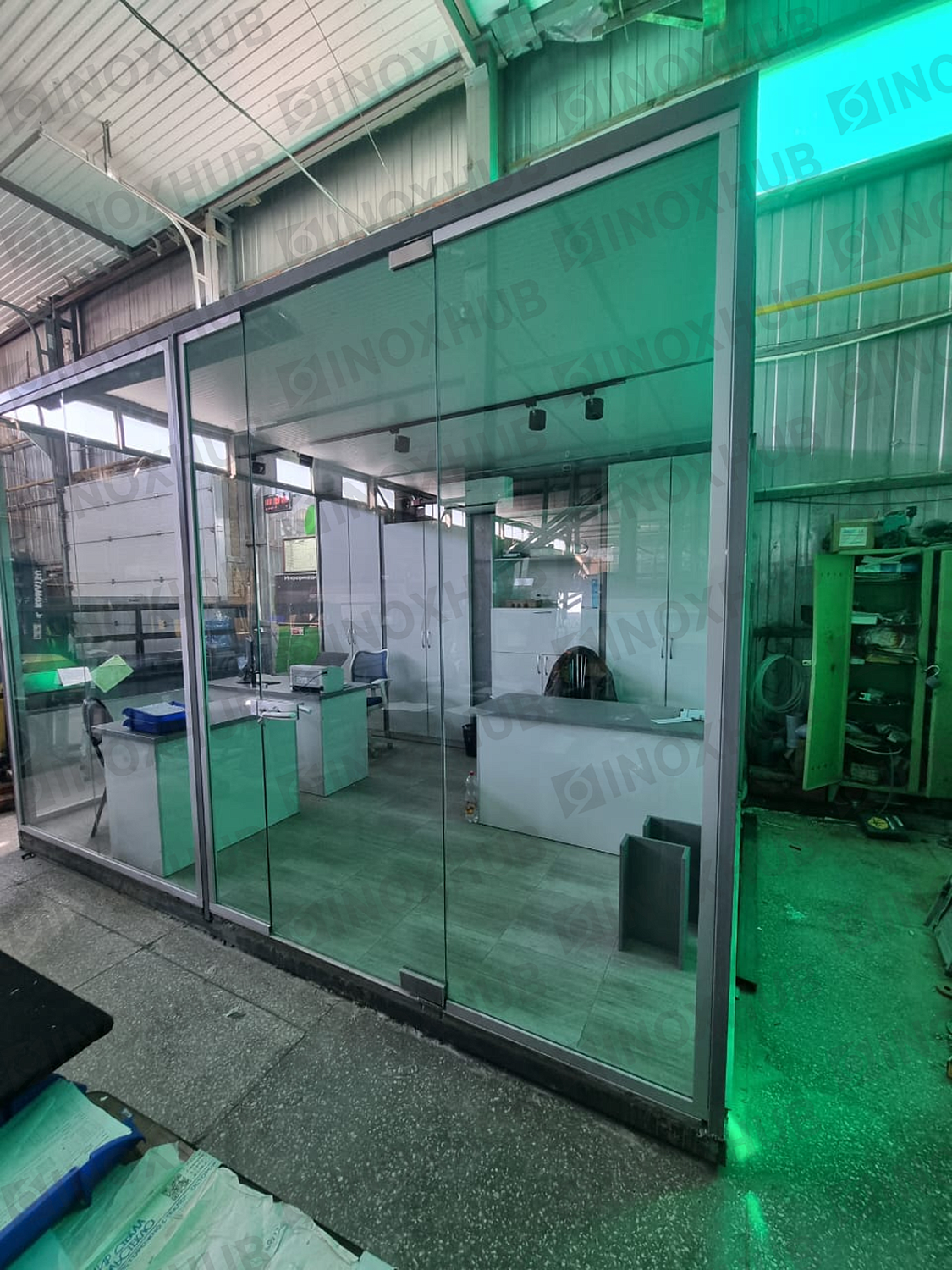 Проект стеклянные офисные перегородки в г. Ставрополь