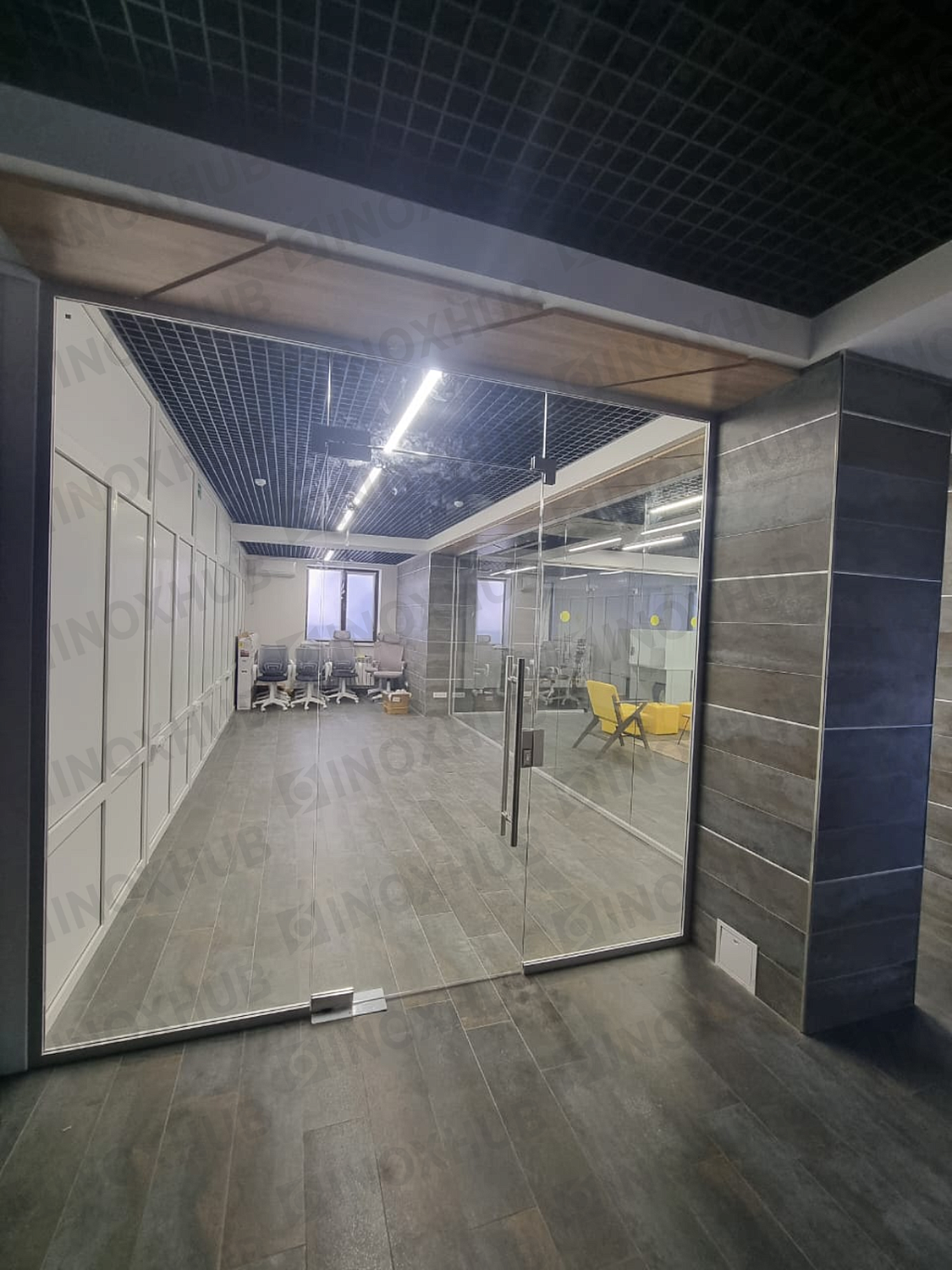 Проект стеклянные офисные перегородки в г. Ставрополь