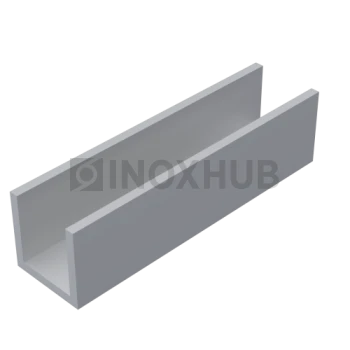 П швеллер 13 AL, 13×13×13×1.5 мм, кратно 3 м, Анодированный алюминий