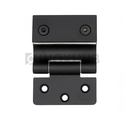 Петля (513 BLC) стена-стекло, открывание наружу, Черный мат