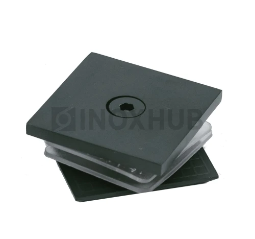 Коннектор (721 BLC) стекло-стена, Черный мат