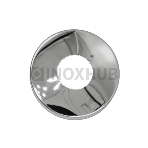 Низ стойки большой декоративный, Ø38.1×100.0 мм, AISI 304, GRIT 600