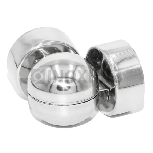 Поворот шаровой внешний для трубы или деревянного поручня, Ø50.8 мм, AISI 304, GRIT 600