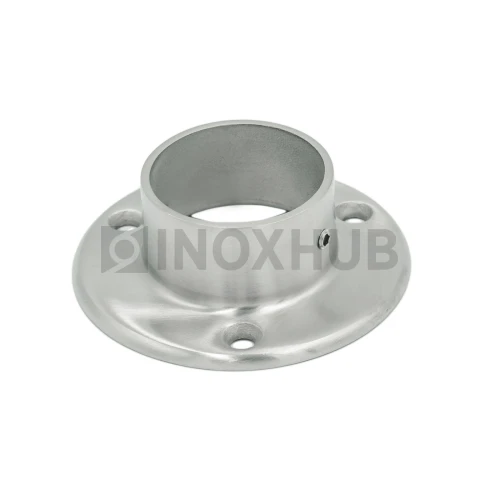 Фланец настенный литой, Ø38.1 мм, AISI 304, GRIT 320