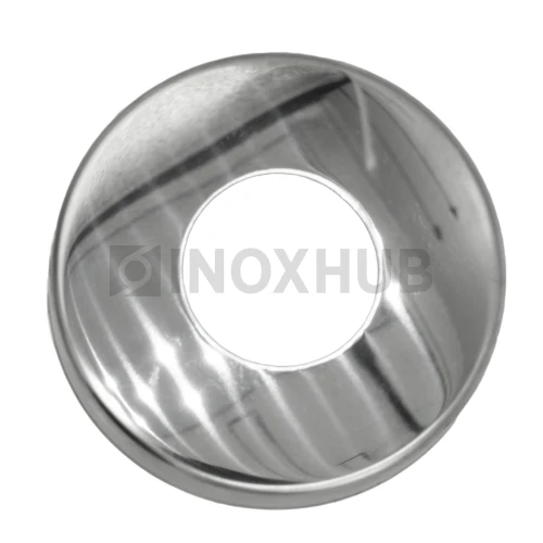 Низ стойки большой декоративный, Ø42.4×100.0 мм, AISI 304, GRIT 600