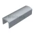 П-поручень под уплотнитель, под стекло 10 мм, L=6000, Анодированный алюминий