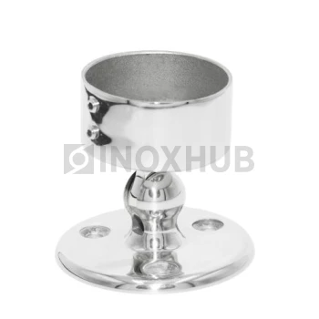 Фланец настенный регулируемый, Ø50.8 мм, AISI 304, GRIT 600