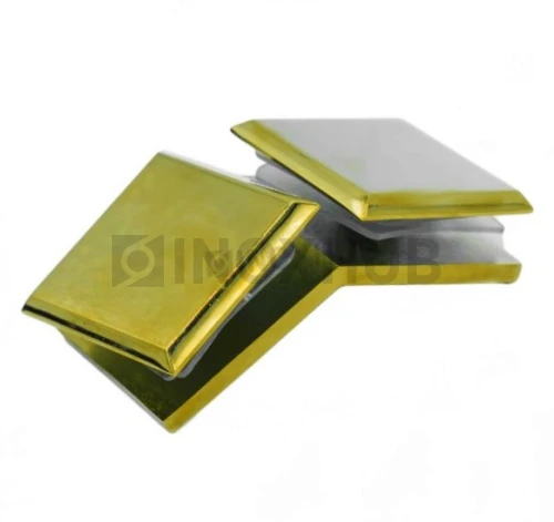 Коннектор (726 Gold) стекло-стекло 135°, под Золото