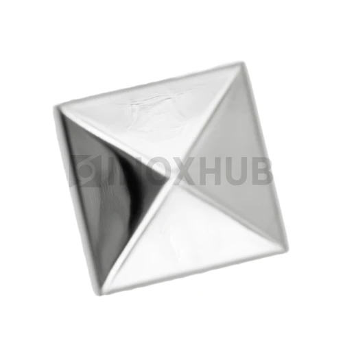 Заглушка сварная, 40.0×40.0 мм, AISI 304, GRIT 600