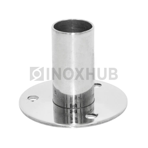 Треханкерная закладная для крепления стойки Ø38.1 мм, AISI 201, GRIT 600