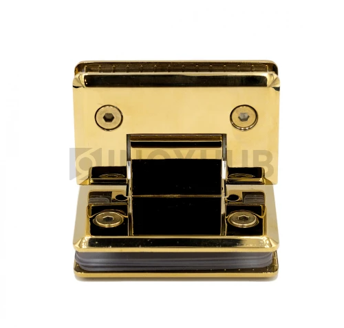 Петля (304 Gold) стекло-стекло 90°, под Золото