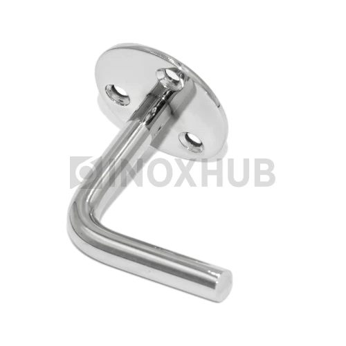 Крепление пристенного поручня без ложемента сварное, AISI 316, GRIT 600