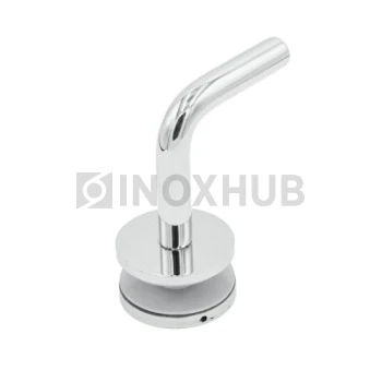 Крепление поручня на стекло без ложемента литое, 75.0×60.0 мм, AISI 304, GRIT 600