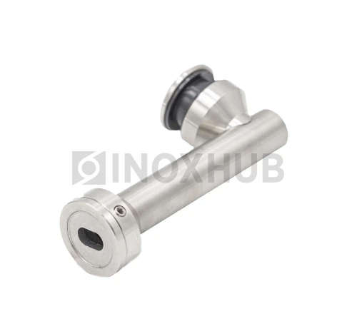 Крепление стекло-стена (205-103а SSS) без зенковки, AISI 304, нерж. сталь матовая