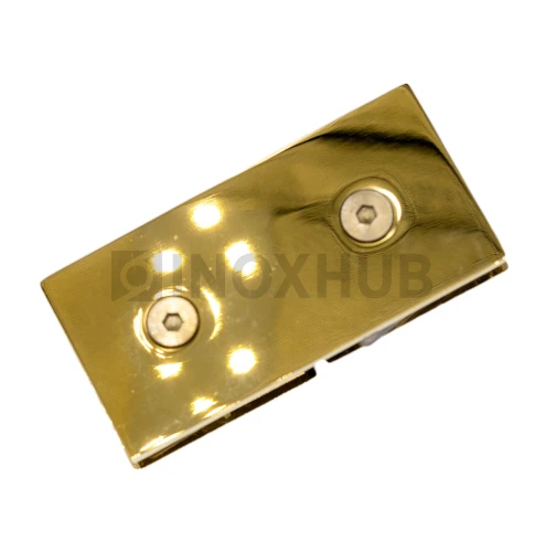 Коннектор (724 Gold) стекло-стекло 180°, под Золото