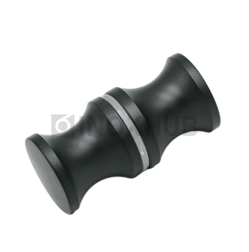 Кноб (691 BLC), стекло 6.0-12.0 мм, Черный мат