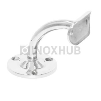 Крепление пристенного поручня с ложементом (Ø38.1) сварное (комб), AISI 304, GRIT 600