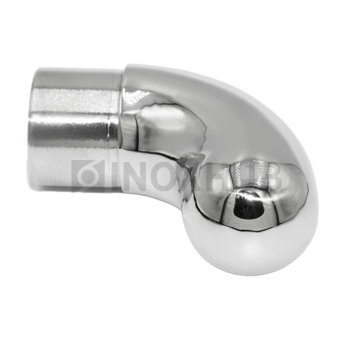 Отвод оконечный, Ø38.1×1.5 мм, AISI 304, GRIT 600