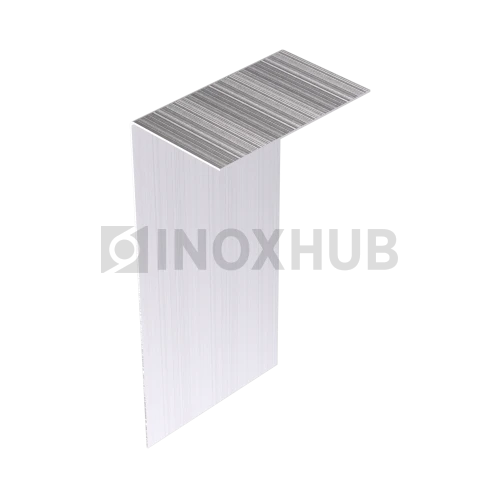 Накладка на профиль 102, на стекло 16.0 мм, 30.0х102.0 мм, L=2500 мм, GRIT 320
