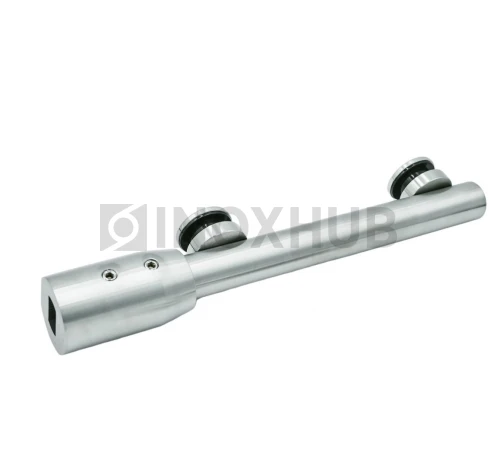 Петля нижняя (710а SSS) без зенковки, нерж. сталь матовая