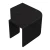 Уголок 90° (766 BLC) для профиля 756, пластик Черный мат
