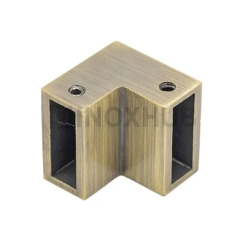 Соединитель штанги 90° (340 Bronze), штанга 30×10 мм, под Бронзу