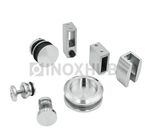 Комплект душевой (400 SSS) раздвижной системы, нерж. сталь матовая