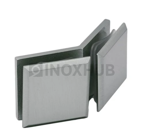 Коннектор (726 SC) стекло-стекло 135°, матовый хром