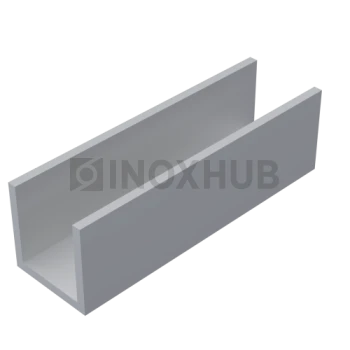 П швеллер 15 AL, 15×15×15×1.5 мм, кратно 3 м, Анодированный алюминий