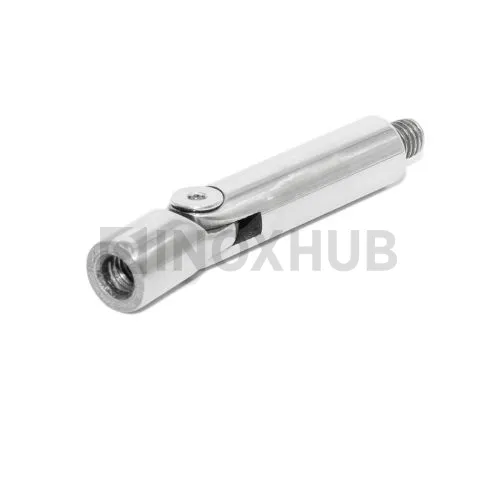 Наконечник штырь регулируемый для основания, Ø14.0 мм, AISI 304, GRIT 600