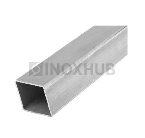 Профильная труба AISI 201, 25×25×1.35×6000 мм, GRIT 600