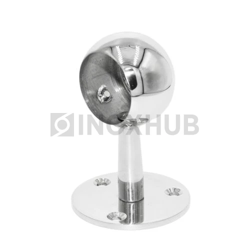 Пристенное крепление "кольцо" Ø38.1 мм, AISI 304, GRIT 600