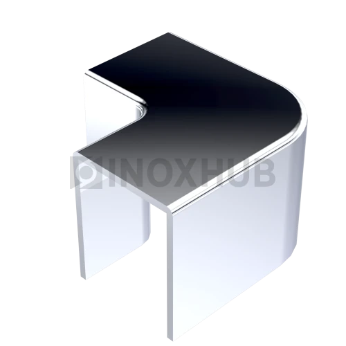 Уголок 90° (766 PC) для профиля 756, пластик хром