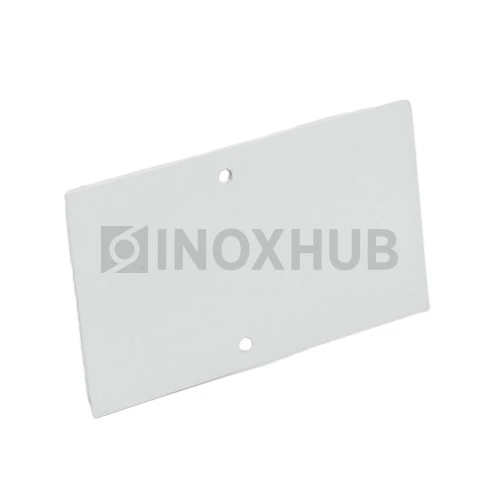 Торцевая заглушка на профиль 106, RAL 9006 серый металлик