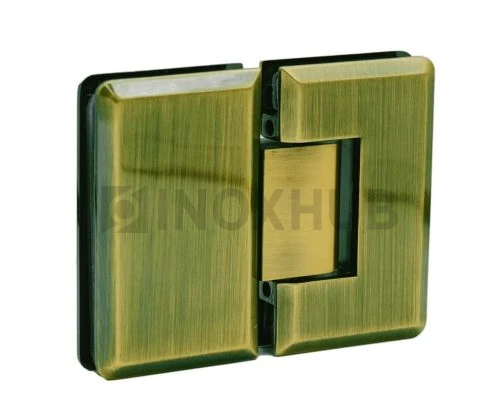 Петля (303 Bronze) стекло-стекло 180°, под Бронзу