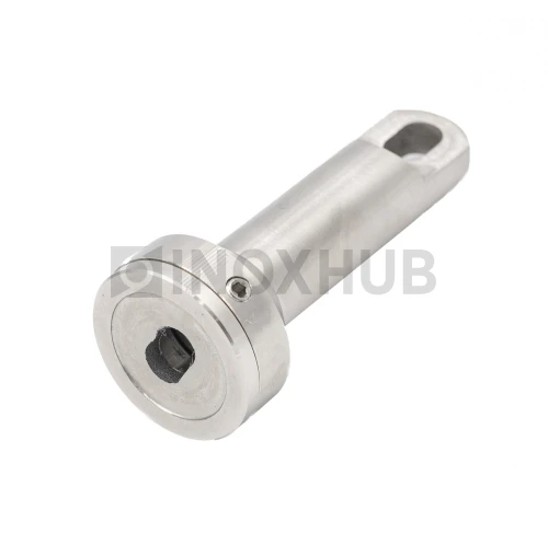 Крепление без стеклодержателя 75 мм (203-75 SSS), AISI 304, нерж. сталь матовая