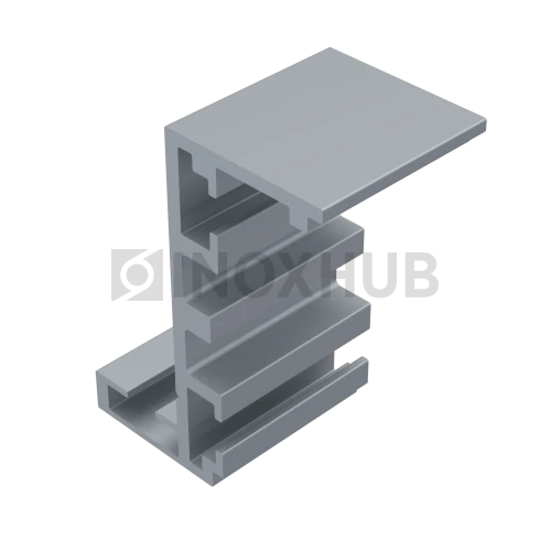 Комплект (802 AL) Z-обр. дверной коробки 2300+2300+1300 мм, Анодированный алюминий 