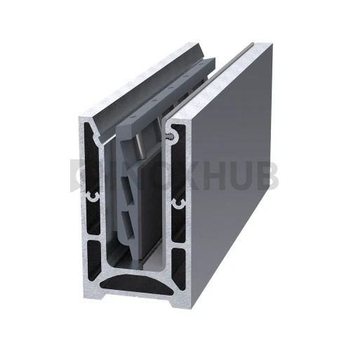 Профиль 106 БАЗА комплект, 62.0×106.0×3000 мм, не анодированный алюминий