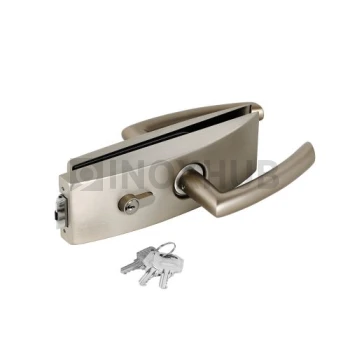 Замок (87-1 SNP) с нажимной ручкой, притвором, Алюминий под SSS