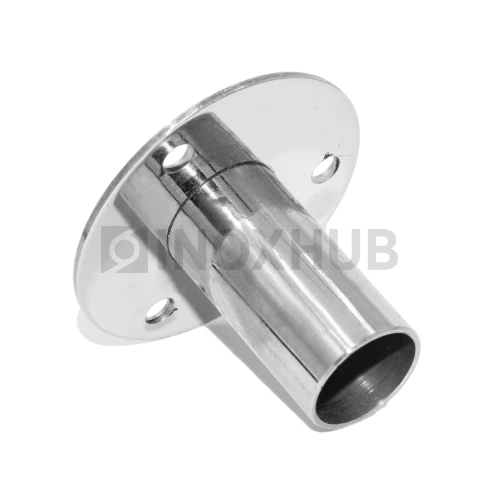 Треханкерная закладная для крепления стойки Ø38.1 мм, AISI 201, GRIT 600