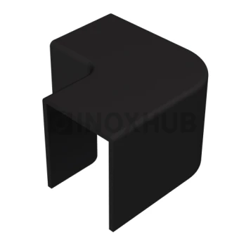 Уголок 90° (766 BLC) для профиля 756, пластик Черный мат