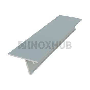 Крышка 24.5 на профиль 102 для стекла 16-20 мм, L=3000, Анодированный алюминий