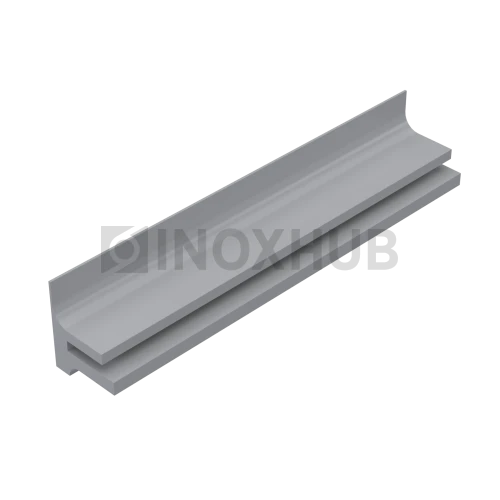 Уплотнитель 2 мм на нащельник к несущему профилю, серый