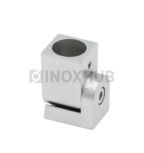 Держатель штанги (908 SSS) поворотный, штанга Ø19 мм, нерж. сталь матовая