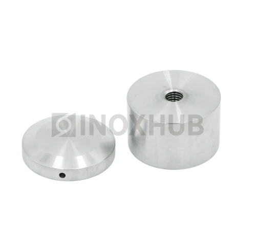 Точечный стеклодержатель удлиненный (без шпильки), стекло 6.0-30.0 мм, М12, AISI 304, GRIT 320